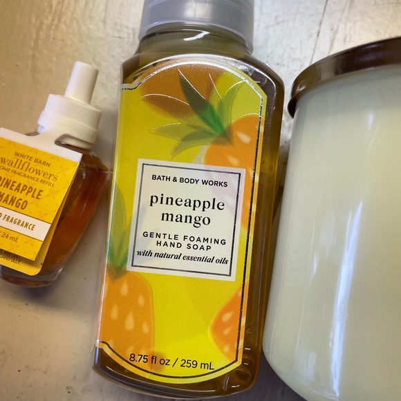 Bath & Body Works Pineapple Mango Set BRAND NEW - Picture 4 of 10